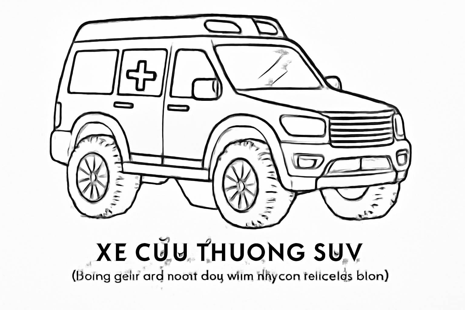 Ambulance Coloring Pages for Kids – Beautiful, Easy-to-Download PDF