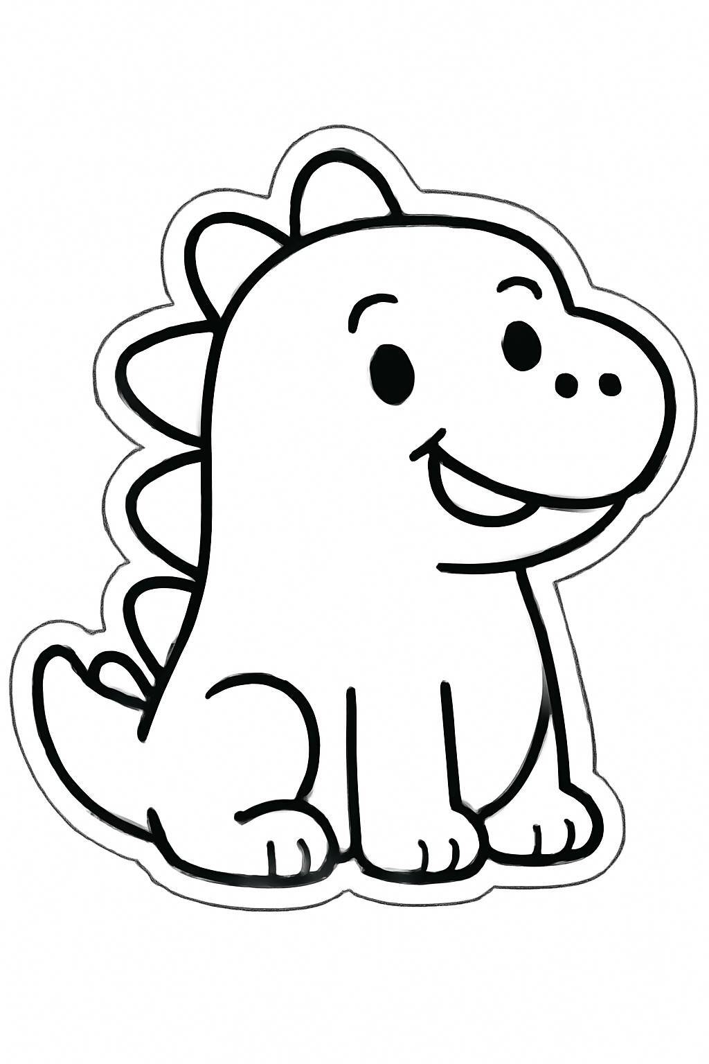 Sticker-Style Animal