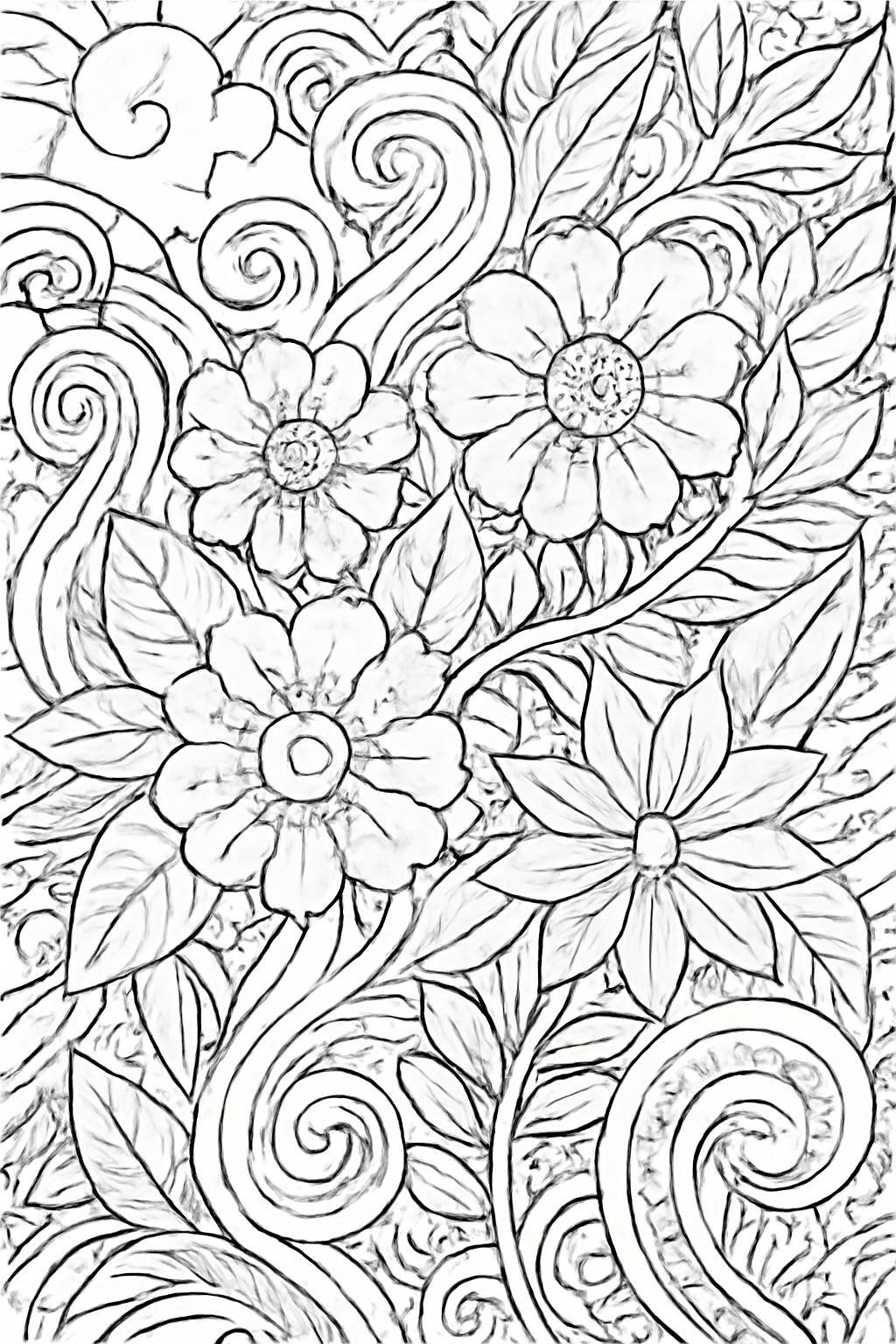 Detailed Numbered Coloring