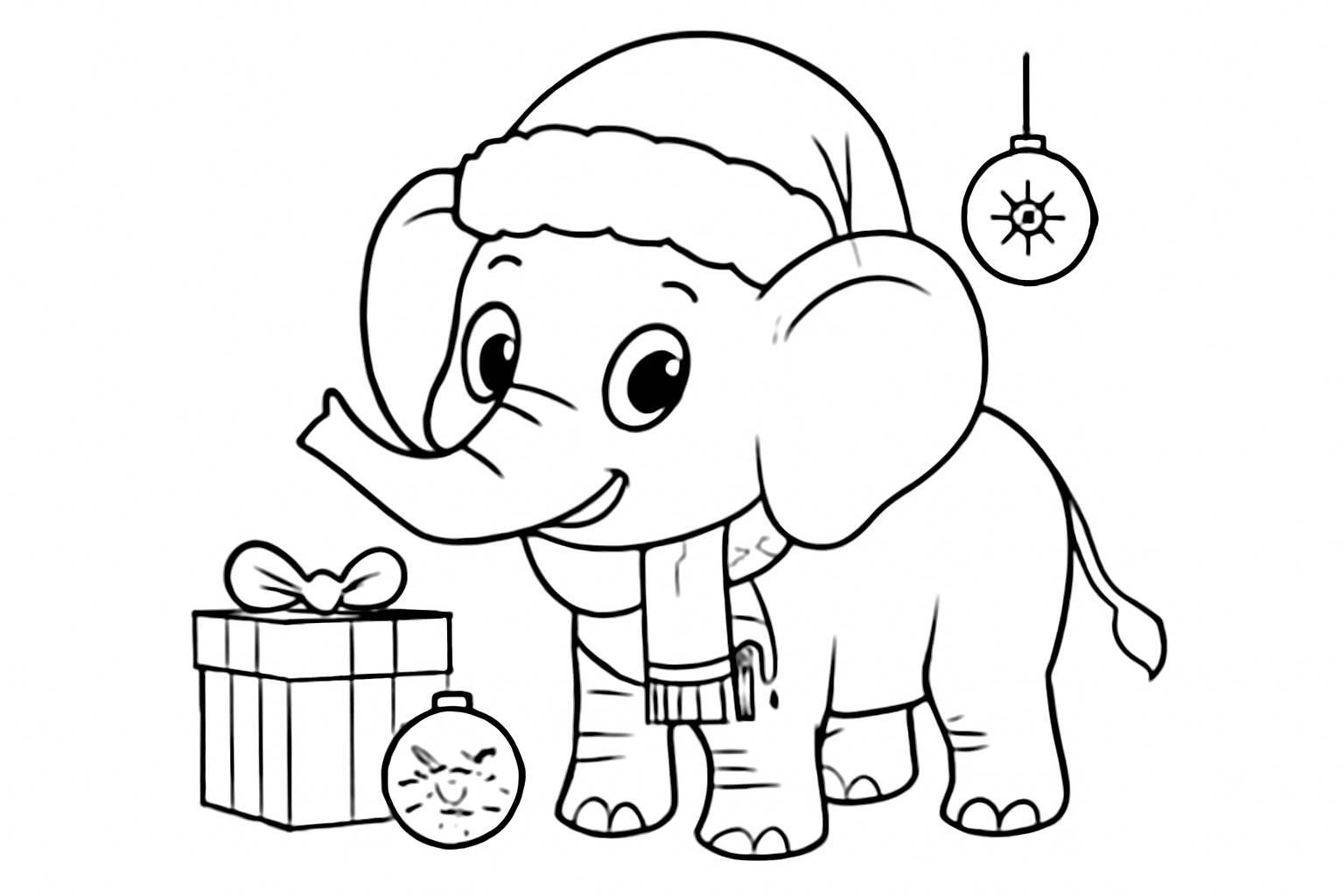 Christmas Elephant