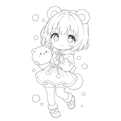 Adorable Simmy Cat Coloring Pages – Fun and Creative Brain Development for Kids