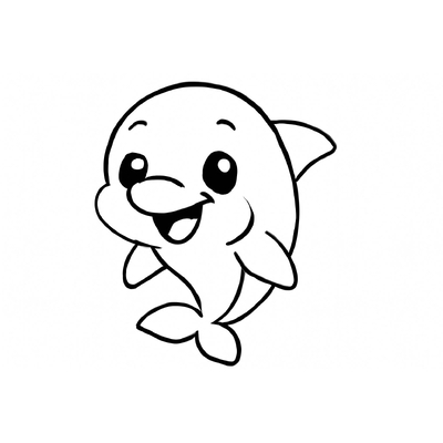 Dolphin Coloring Pages for Kids – Free PDF Download