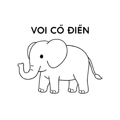 Elephant Coloring Pages for Kids – Printable Elephant Coloring PDF
