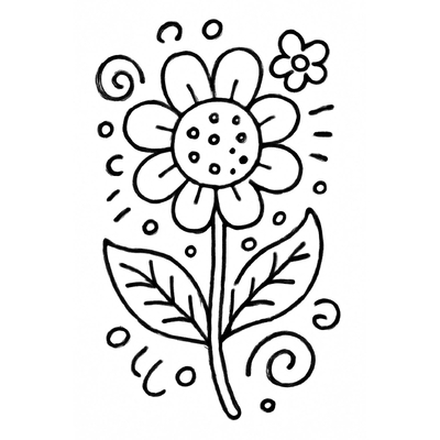 Flower Coloring Pictures for Kids – Beautiful Coloring Pages