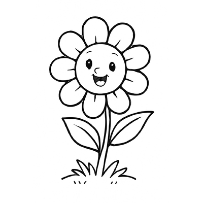 Flower Coloring Pictures for Kids – Beautiful Coloring Pages
