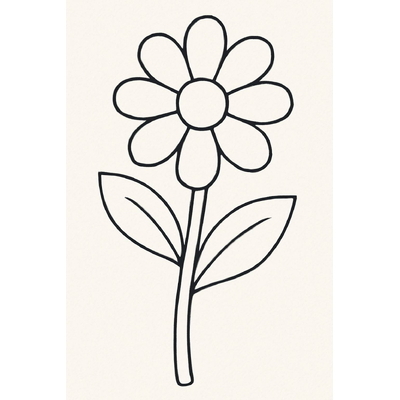 Flower Coloring Pictures for Kids – Beautiful Coloring Pages