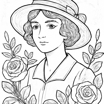 Girl Coloring Pages for Kids – Cute and Adorable Girl Pictures