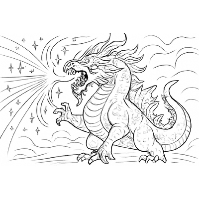 Godzilla Coloring Pages for Kids – Free PDF Download