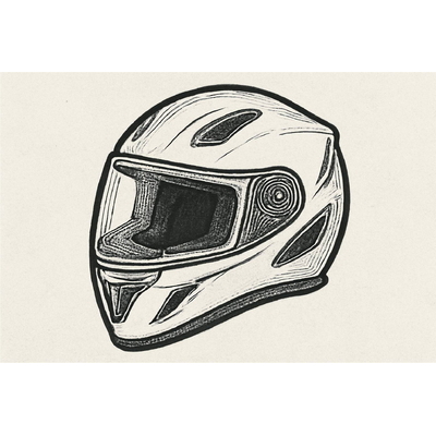 Helmet Coloring Pages for Kids – Free PDF Download
