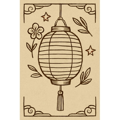 Mid-Autumn Festival Coloring Pages for Kids – Free PDF Download