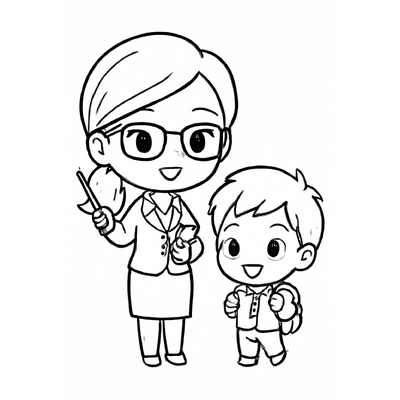 November 20th Coloring Pages for Kids – Teacher’s Day Coloring Pictures