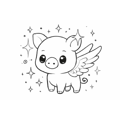 Pig Coloring Pages for Kids – Cute and Fun Piglet Pictures