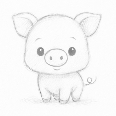 Pig Coloring Pages for Kids – Cute and Fun Piglet Pictures
