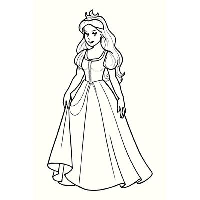 Princess Coloring Pictures for Kids – Beautiful Coloring Pages