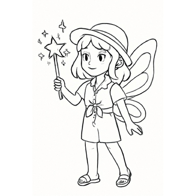 Summer Outfit Coloring Pages for Kids – Fun Summer Coloring Pictures