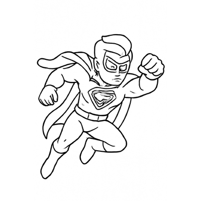 Superhero Coloring Pictures for Kids – Free Sheets and PDF