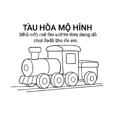 Train Coloring Pages for Kids – Free Download
