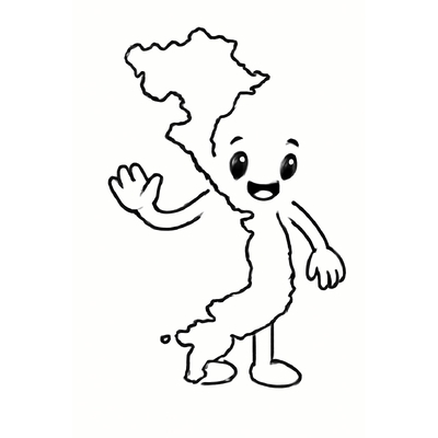 Vietnam Map Coloring Pages for Kids – Beautiful, Easy-to-Download PDF