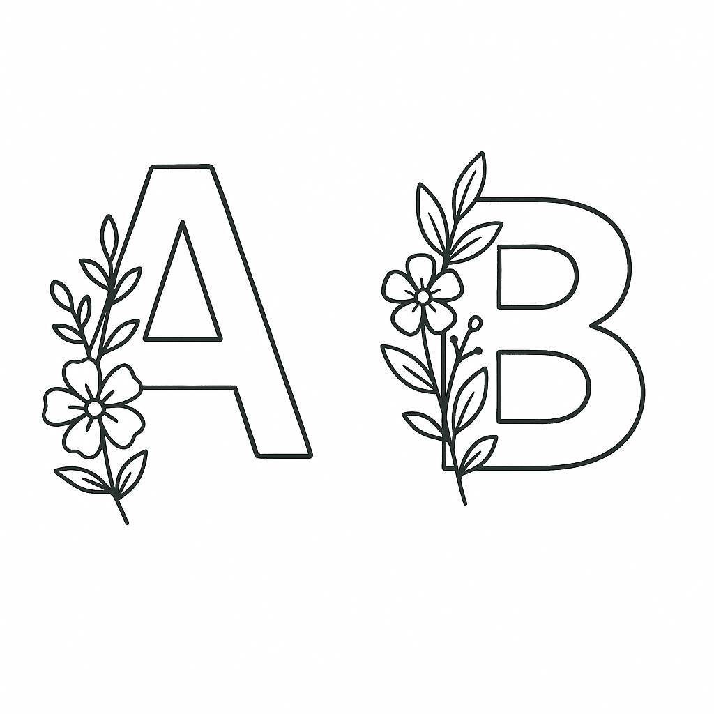 Floral Alphabet