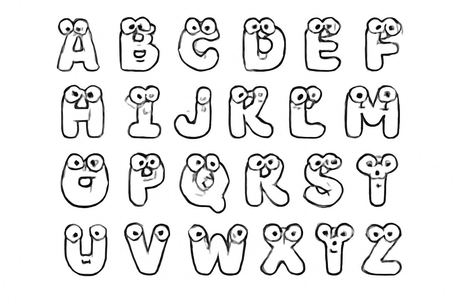 Cartoon Letters