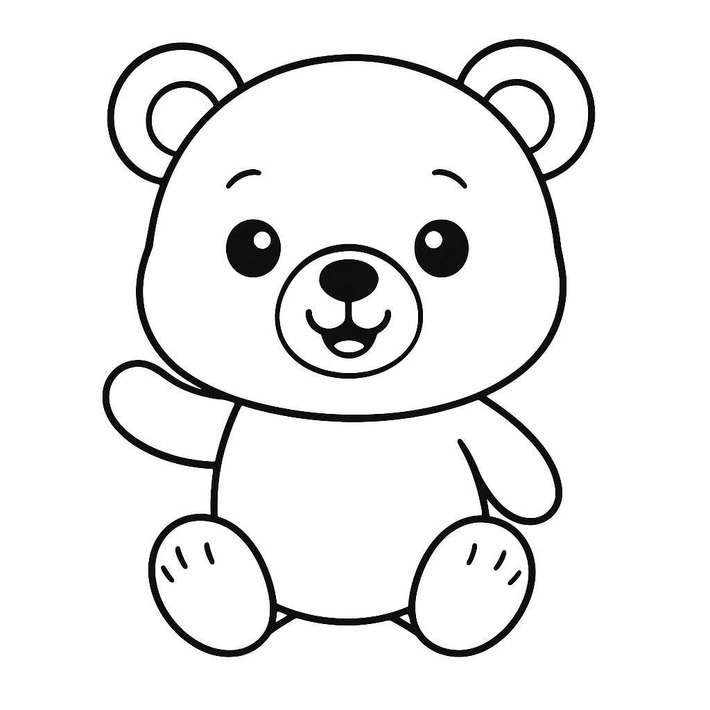 Cute Cartoon Bear