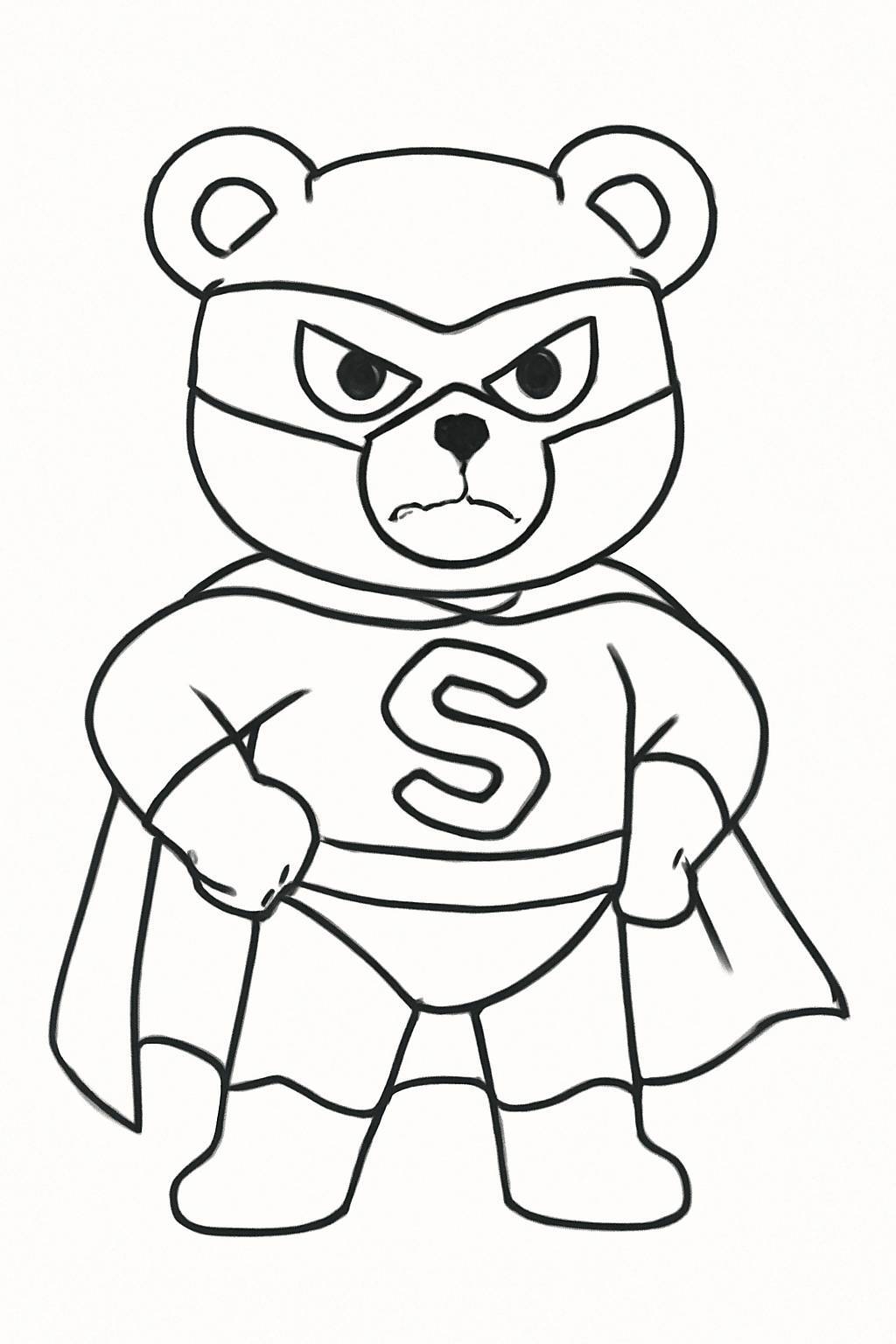 Superhero Bear