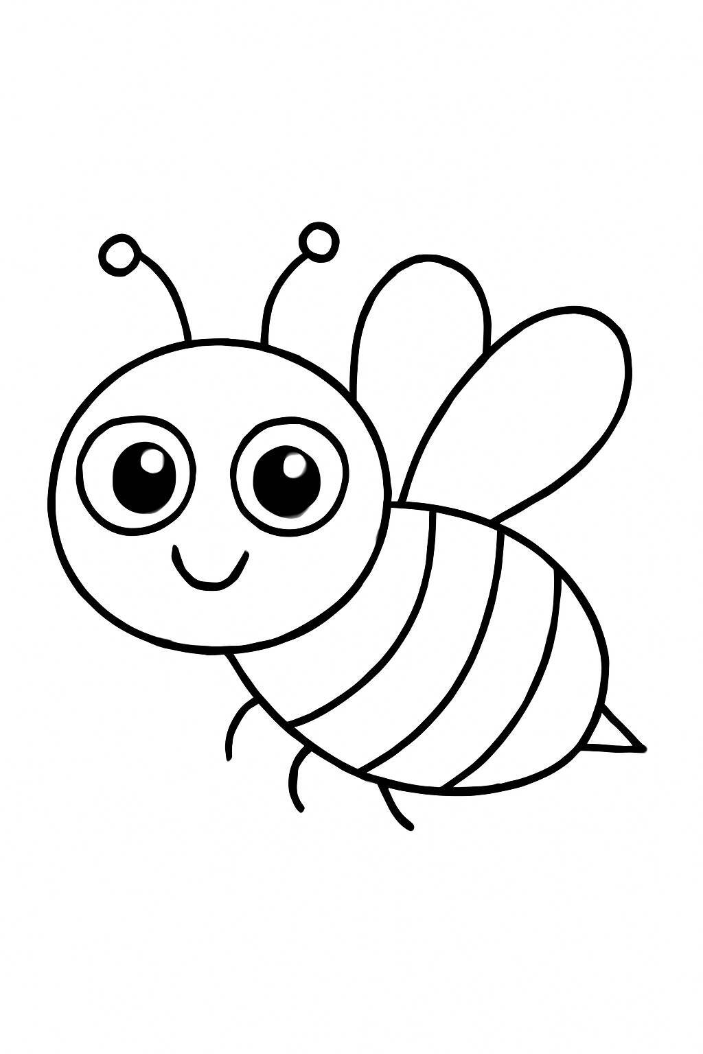 Cute Cartoon Bee