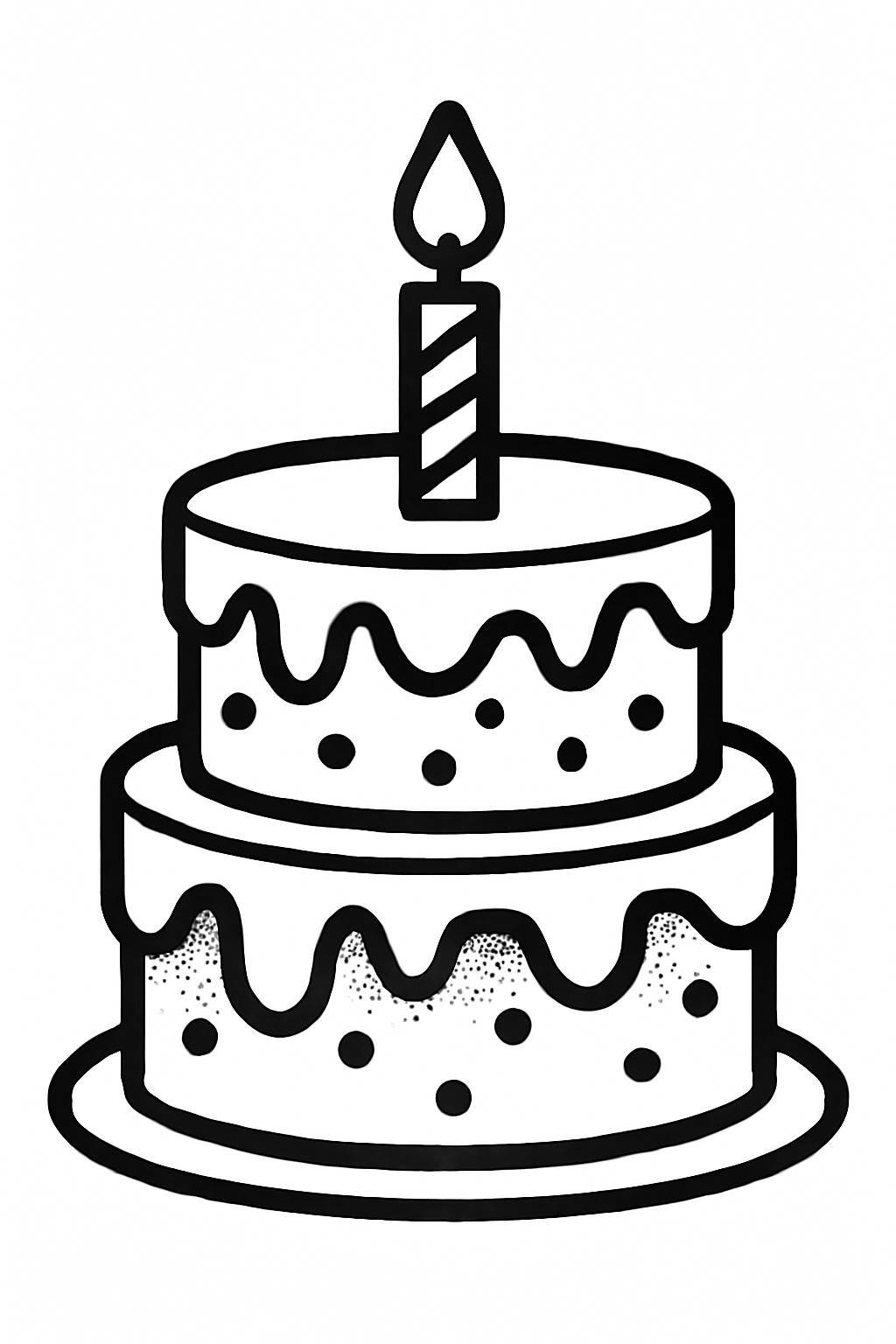 Pop-Art Birthday Cake