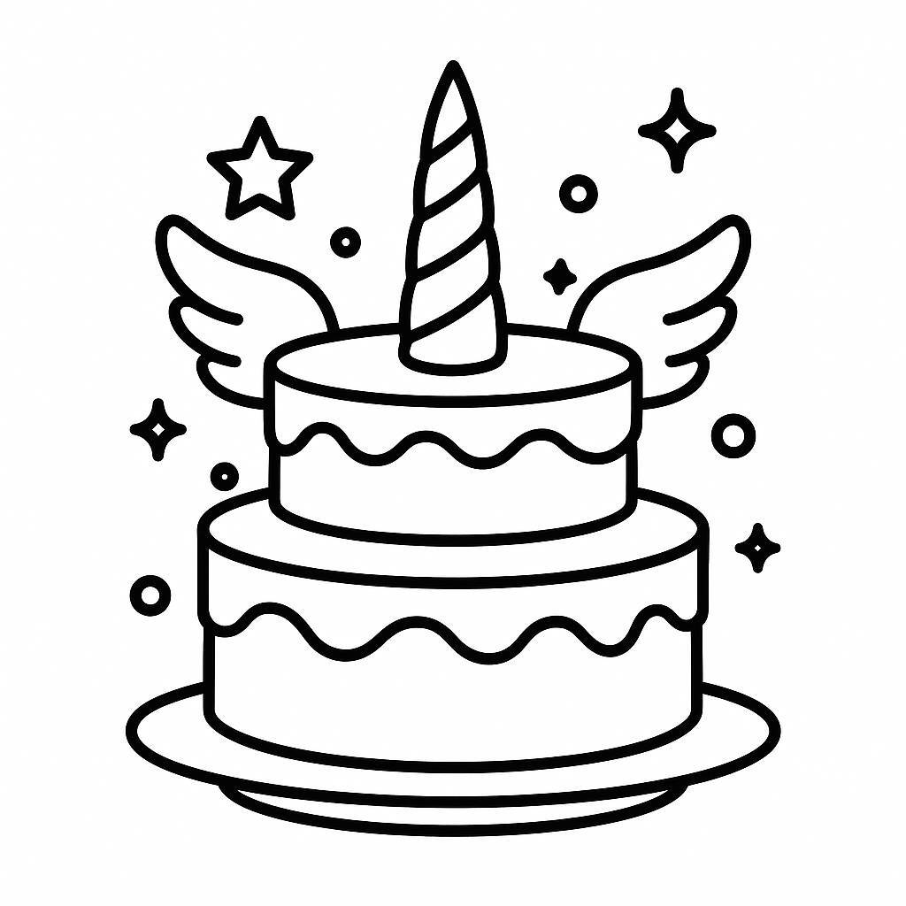 Fantasy Birthday Cake