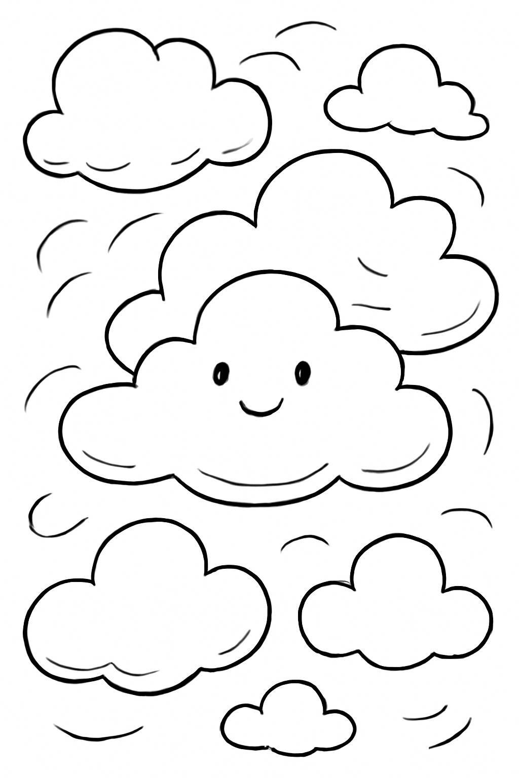 Cartoon Cloud Style