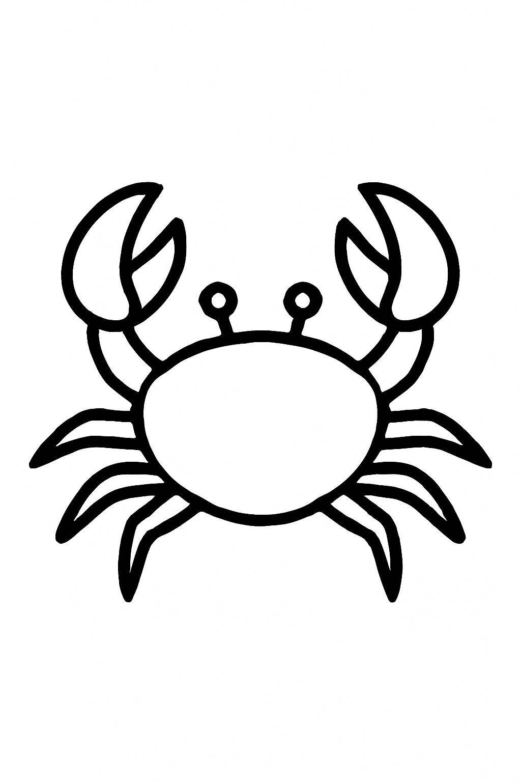Crab Coloring Pages for Kids – Free Printable Crab Coloring PDF
