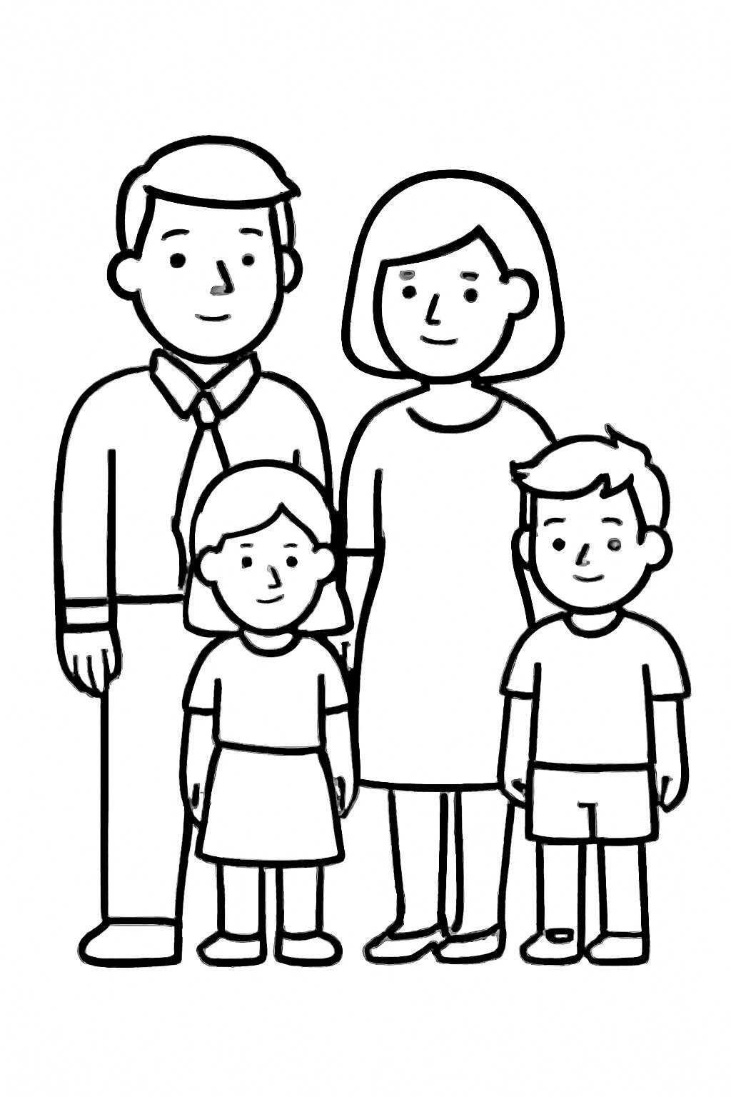 Classic Family of Four