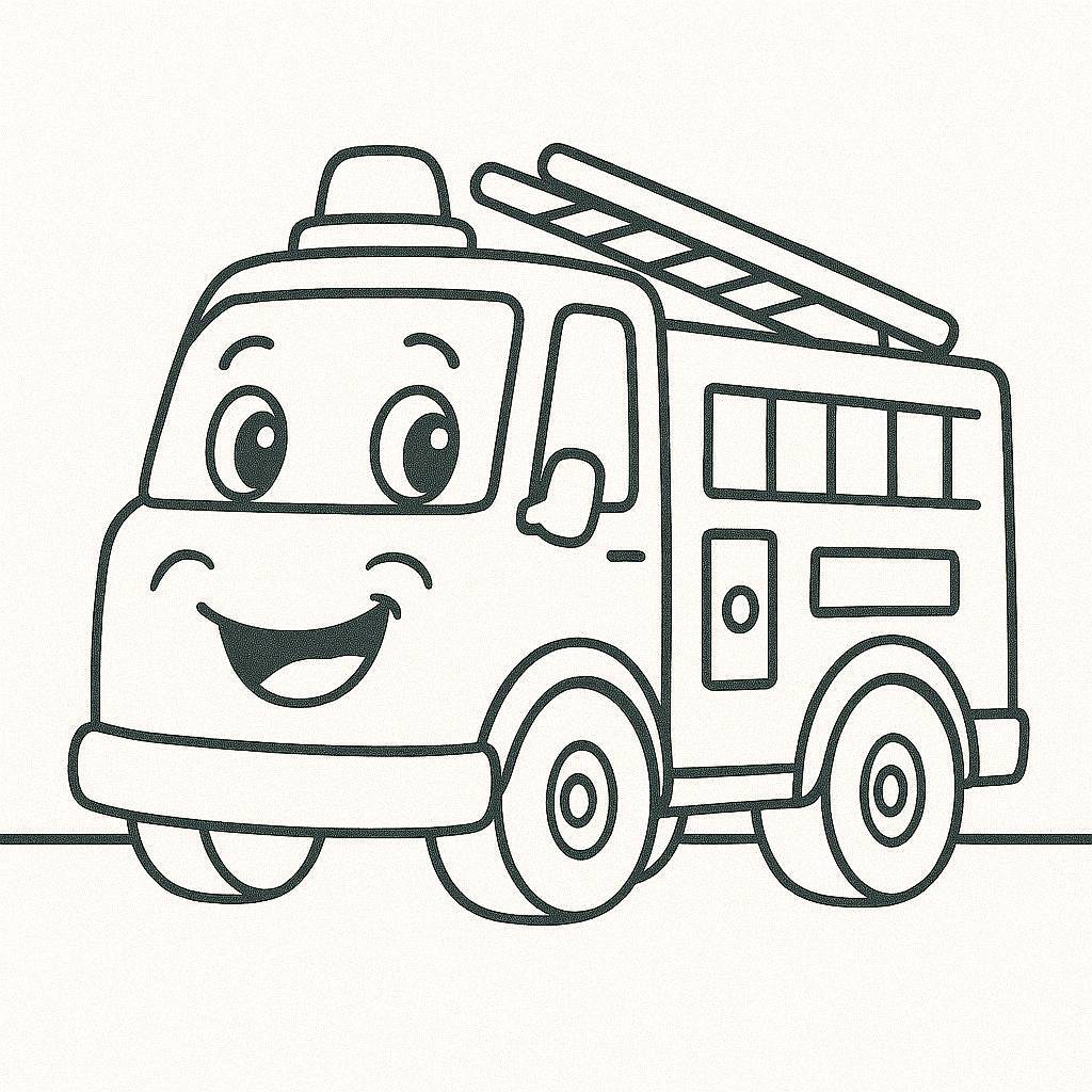Playful Fire Truck