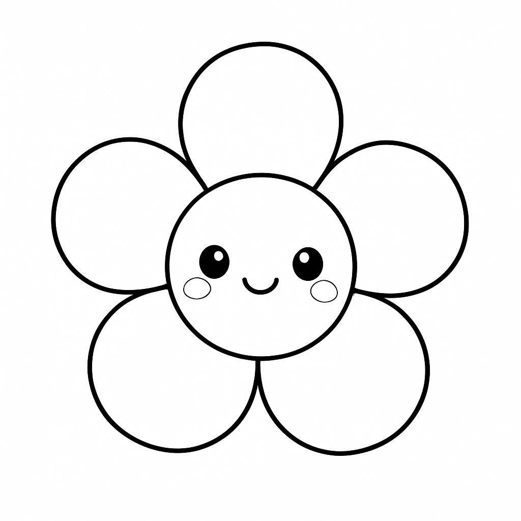 Chibi Five-Petal Flower