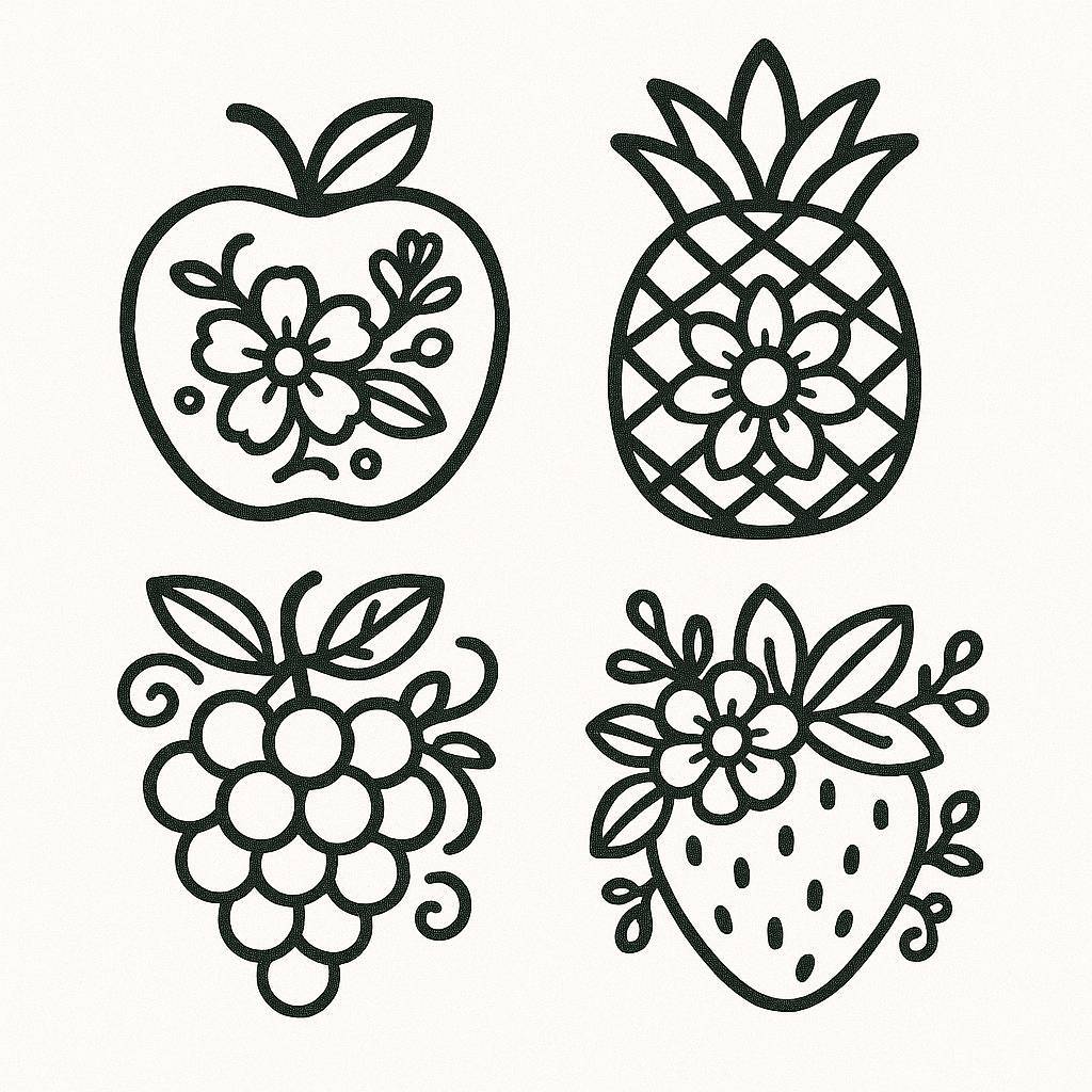 Patterned Fruit Combinations