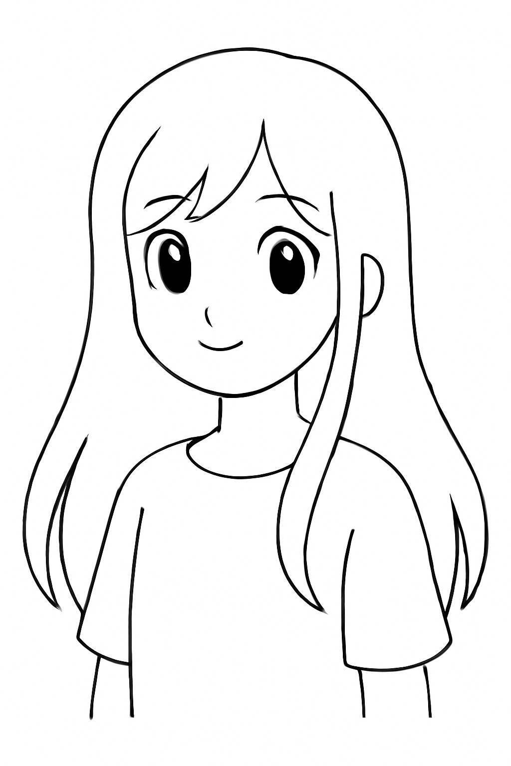 Ombre Gradient Girl