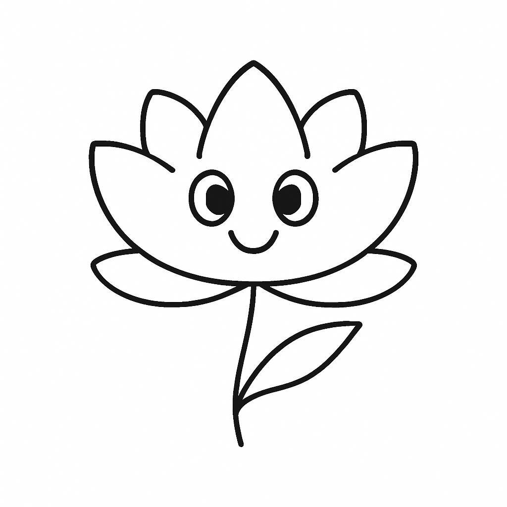 Cartoon Lotus