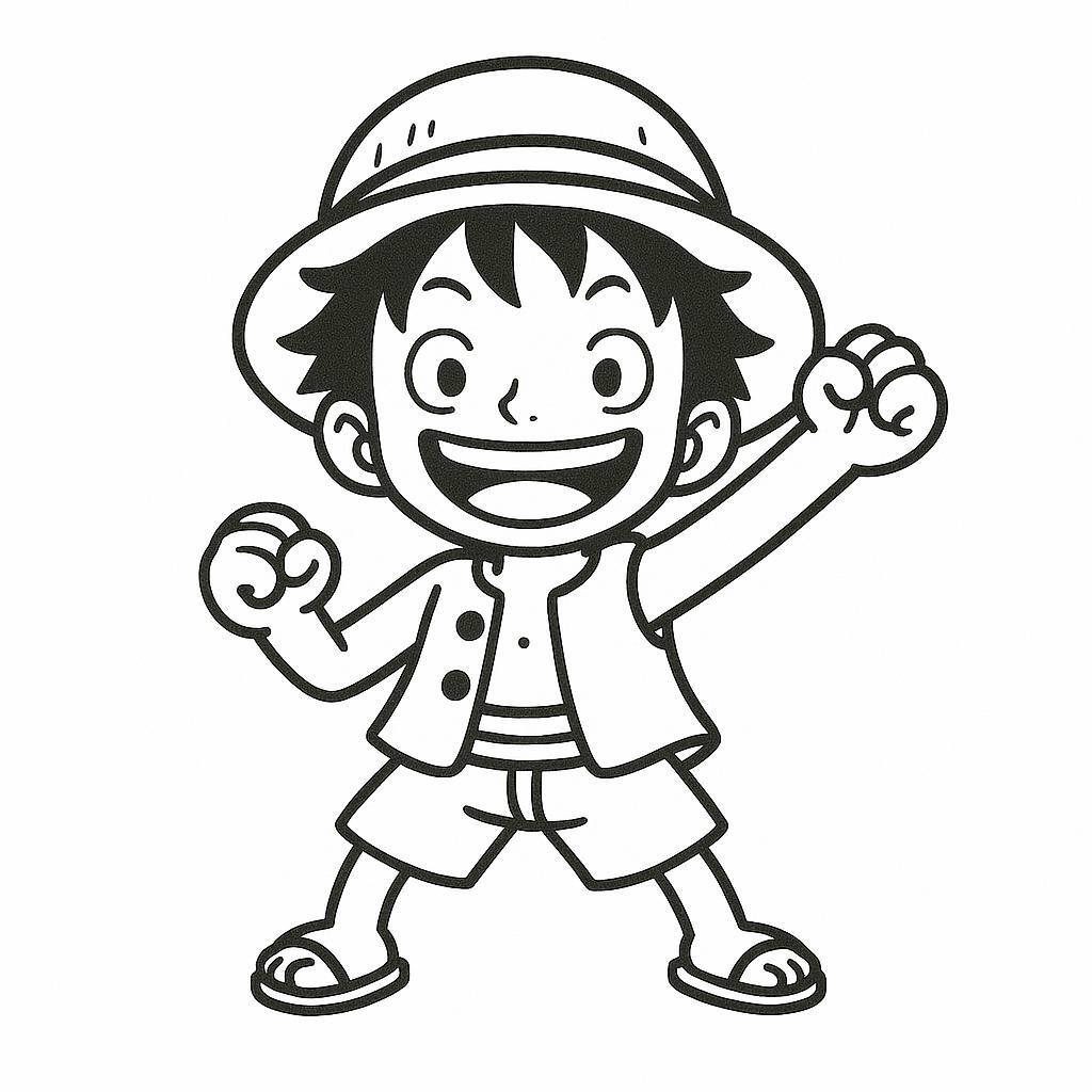 Retro Classic Luffy