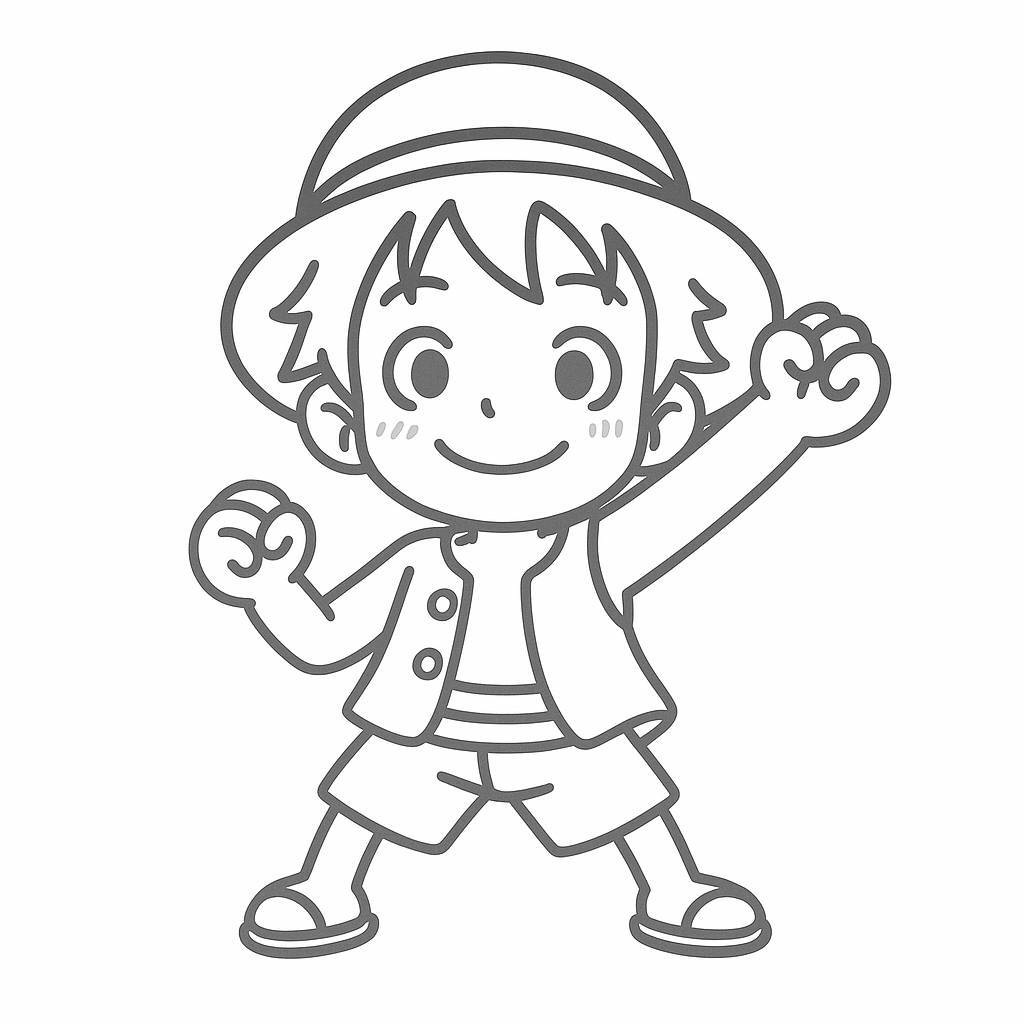 Pastel Luffy