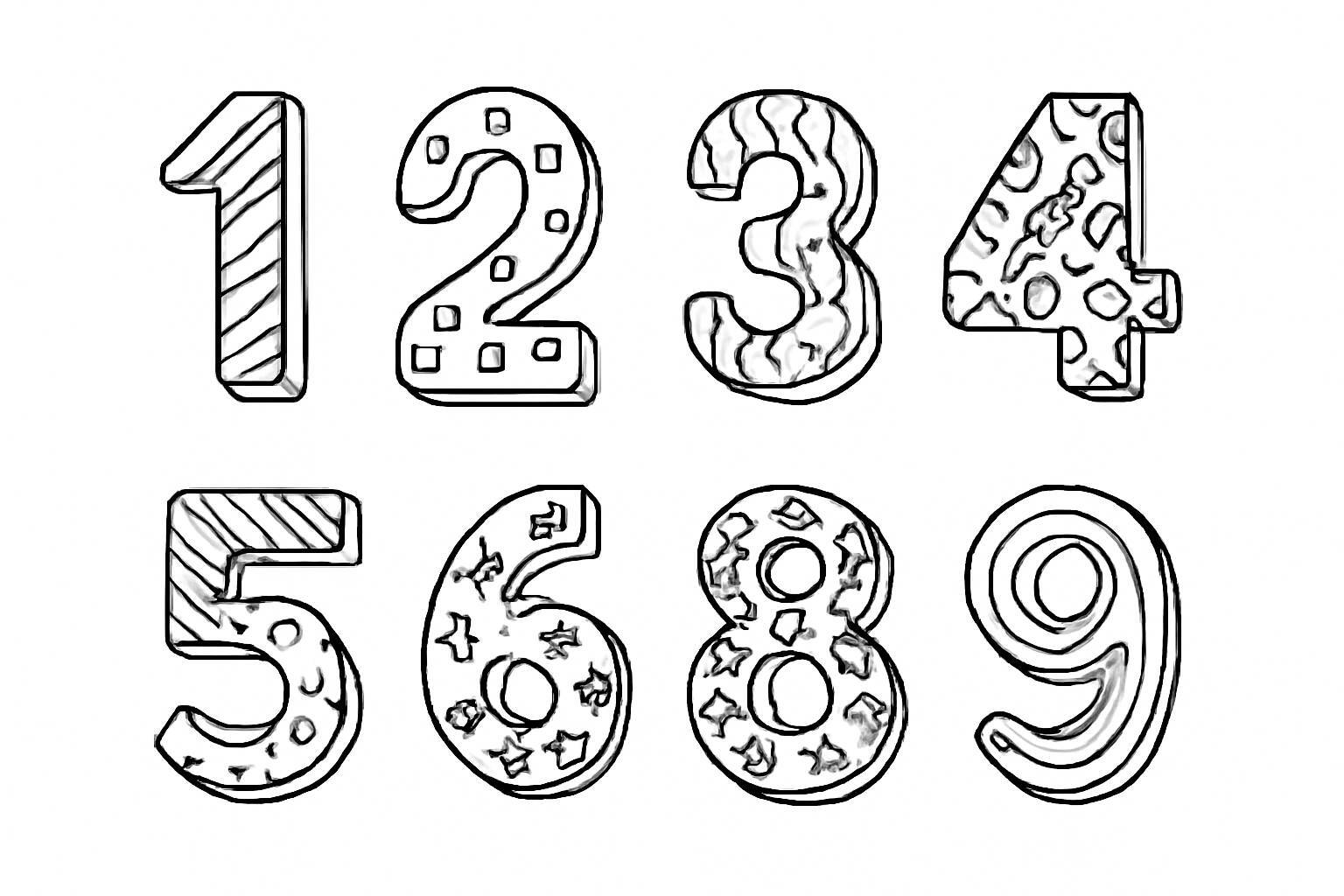 Number Coloring Pages for Kids – Fun and Interactive PDF