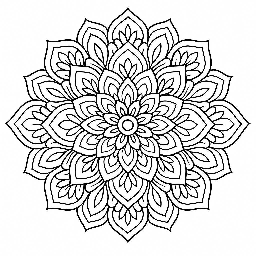 Online Mandala Coloring