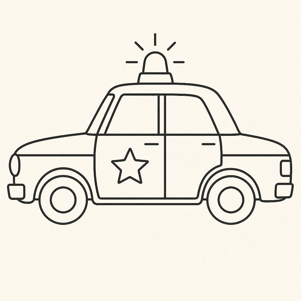 Classic Police Car