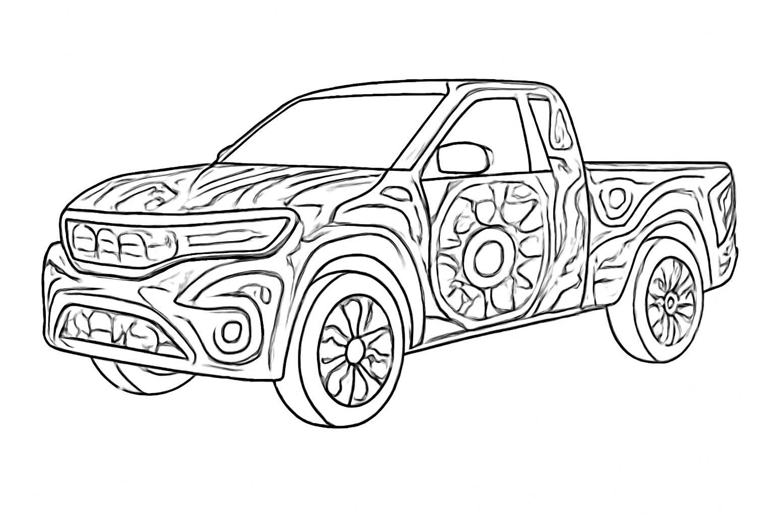 Truck Coloring Pages for Kids – Truck Coloring Sheets PDF