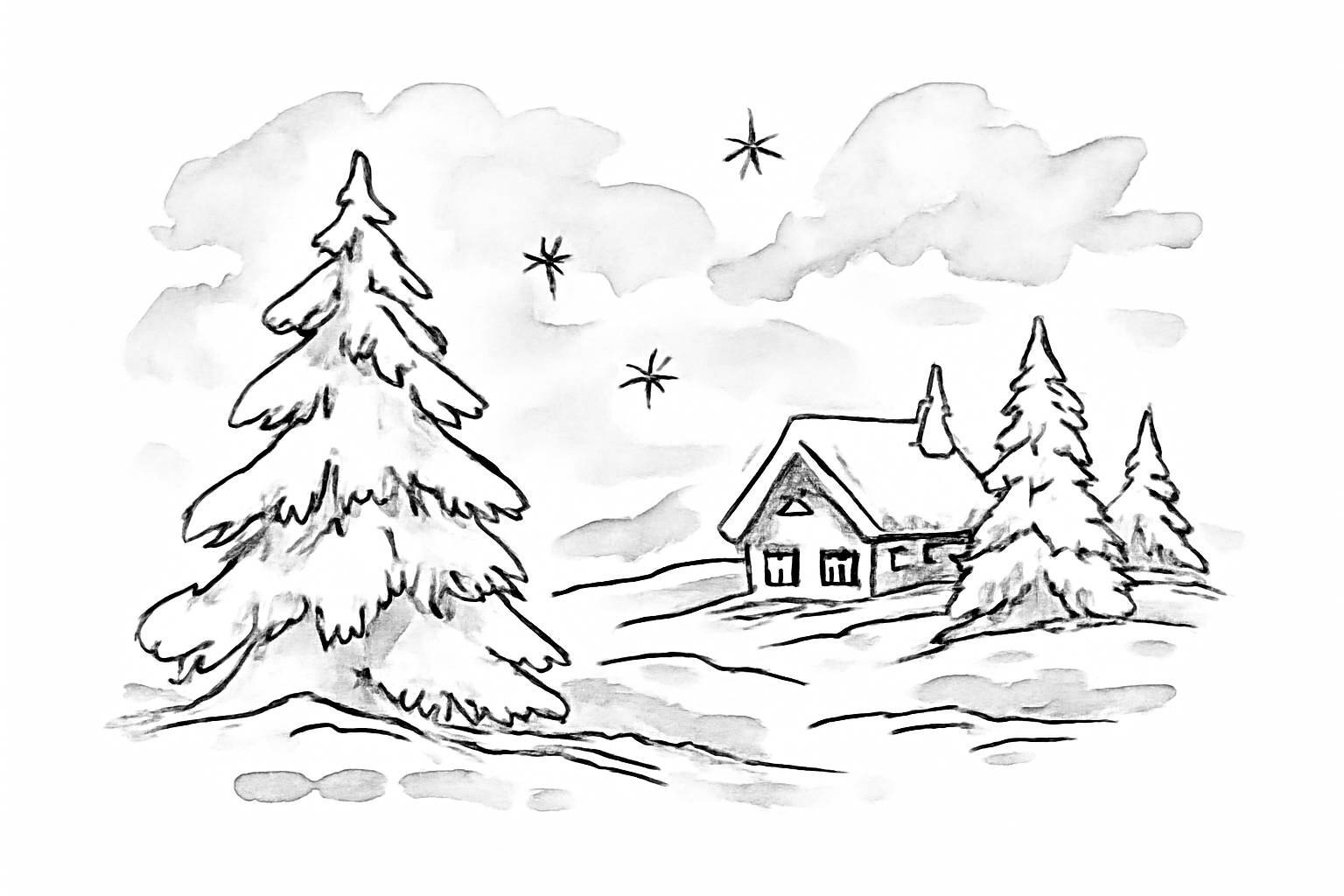 Winter Watercolor