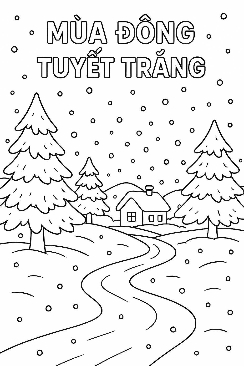 Winter Coloring Pages for Kids – Beautiful and Easy-to-Download Sheets