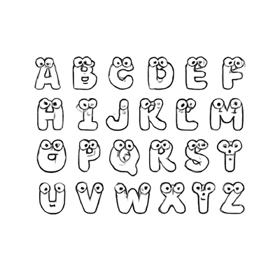 Alphabet Coloring Pages for Kids – Printable PDF Letters
