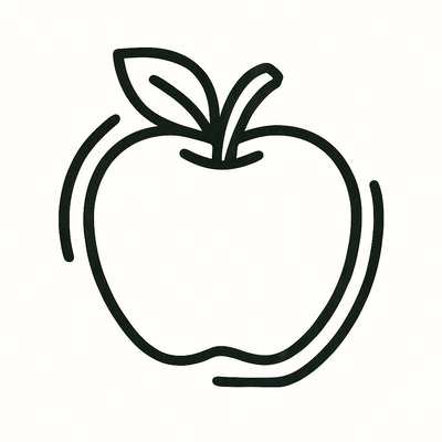 Apple Coloring Pages for Kids – Beautiful Apple Coloring Pictures