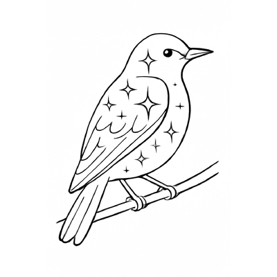 Bird Coloring Pages for Kids – Free Printable Bird Coloring PDF