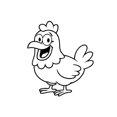 Chicken Coloring Pages for Kids – Free PDF Download