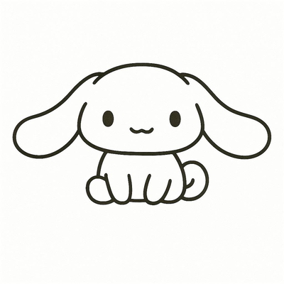 Cinnamoroll Coloring Pages for Kids – Free Printable PDF